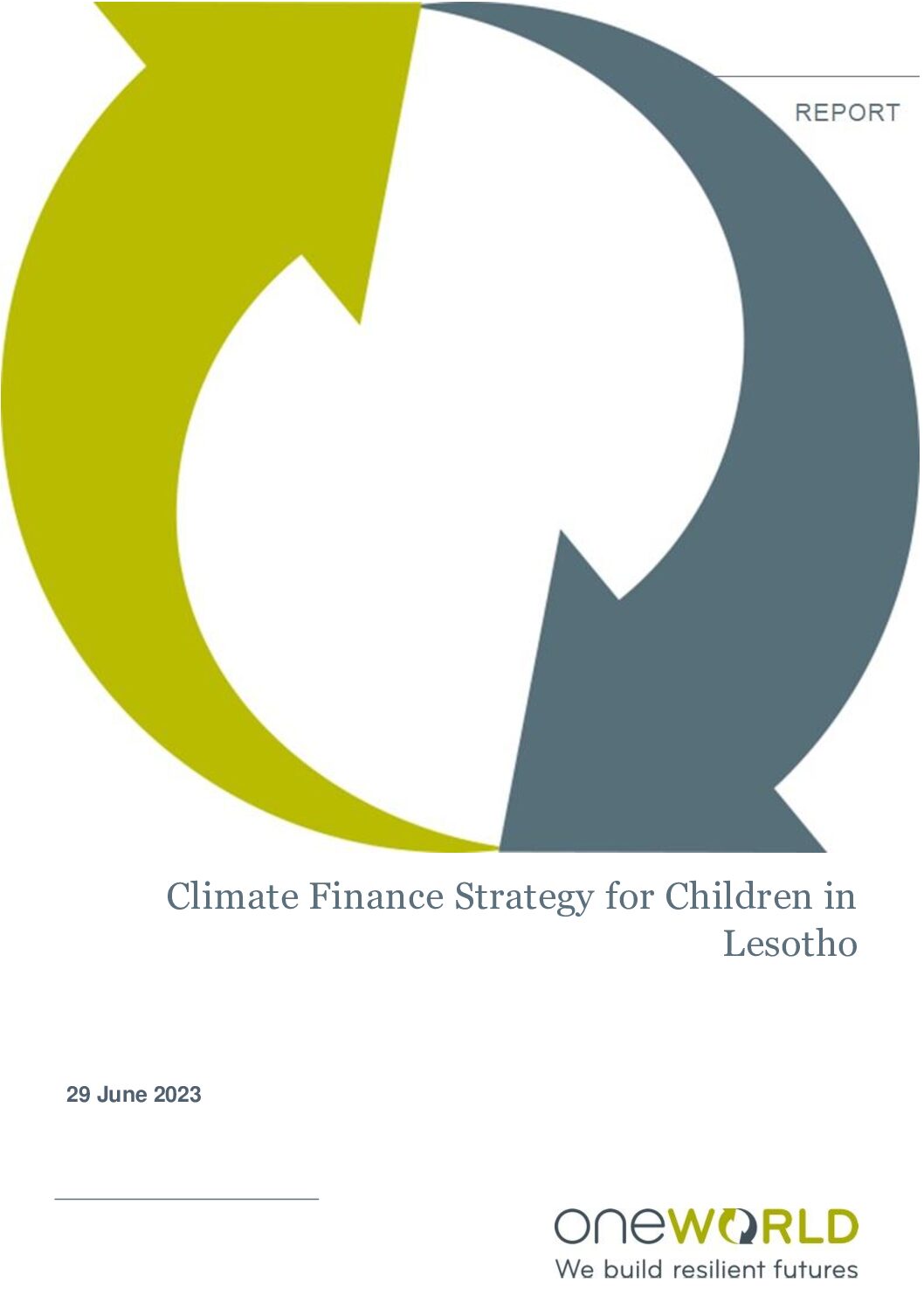 UNICEFLesothoClimateFinanceStrategy