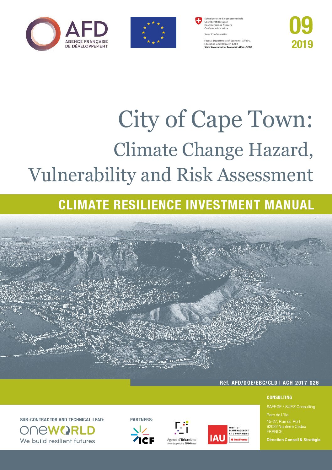 City of Cape Town-AFD-Climate Resilience-Investment Manual