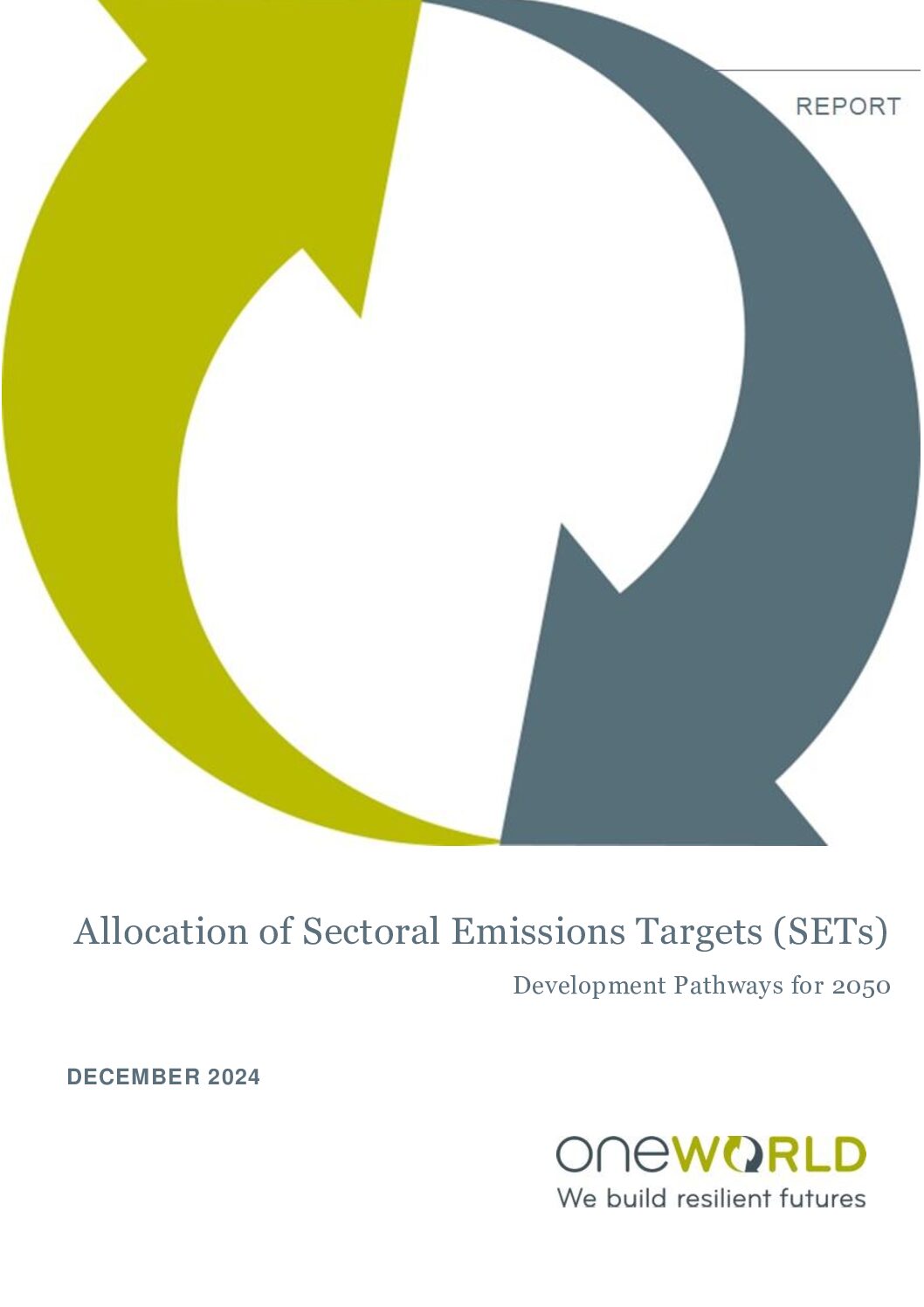 Development Pathways to 2050 in South Africa