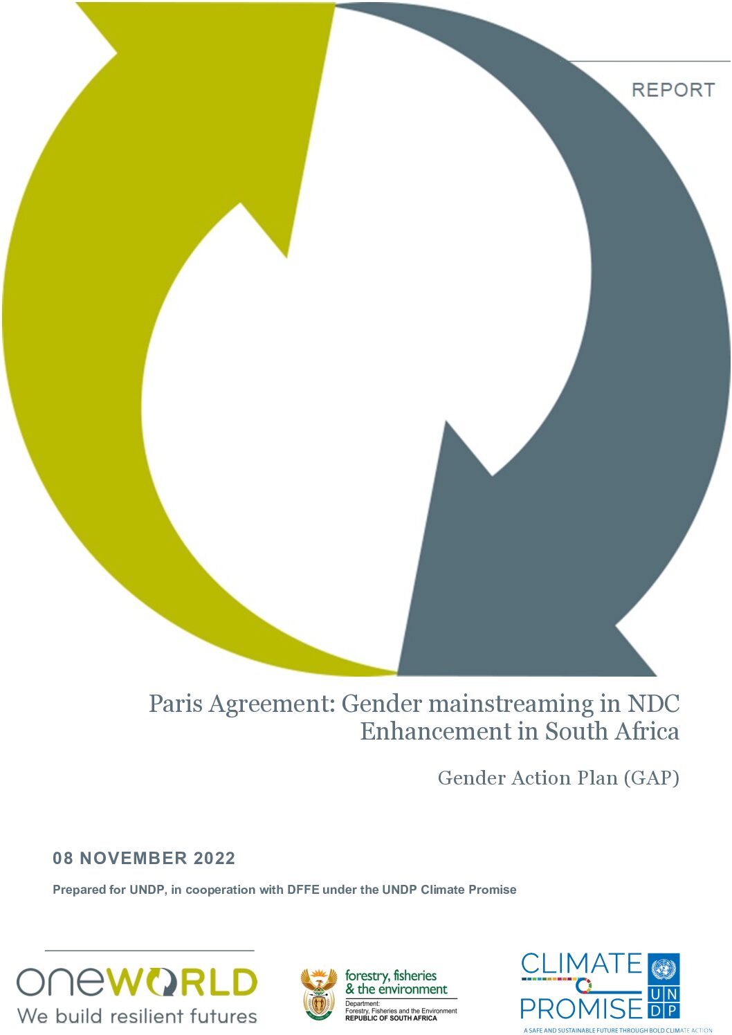 Gender Mainstreaming in NDC Enhancement in South Africa