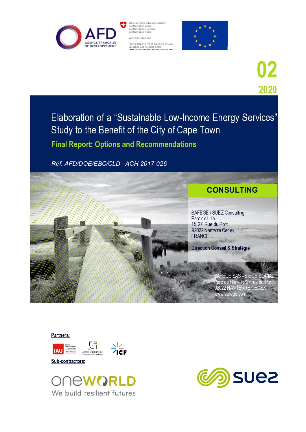 Sustainable Low Income Energy Services for the City of Cape Town